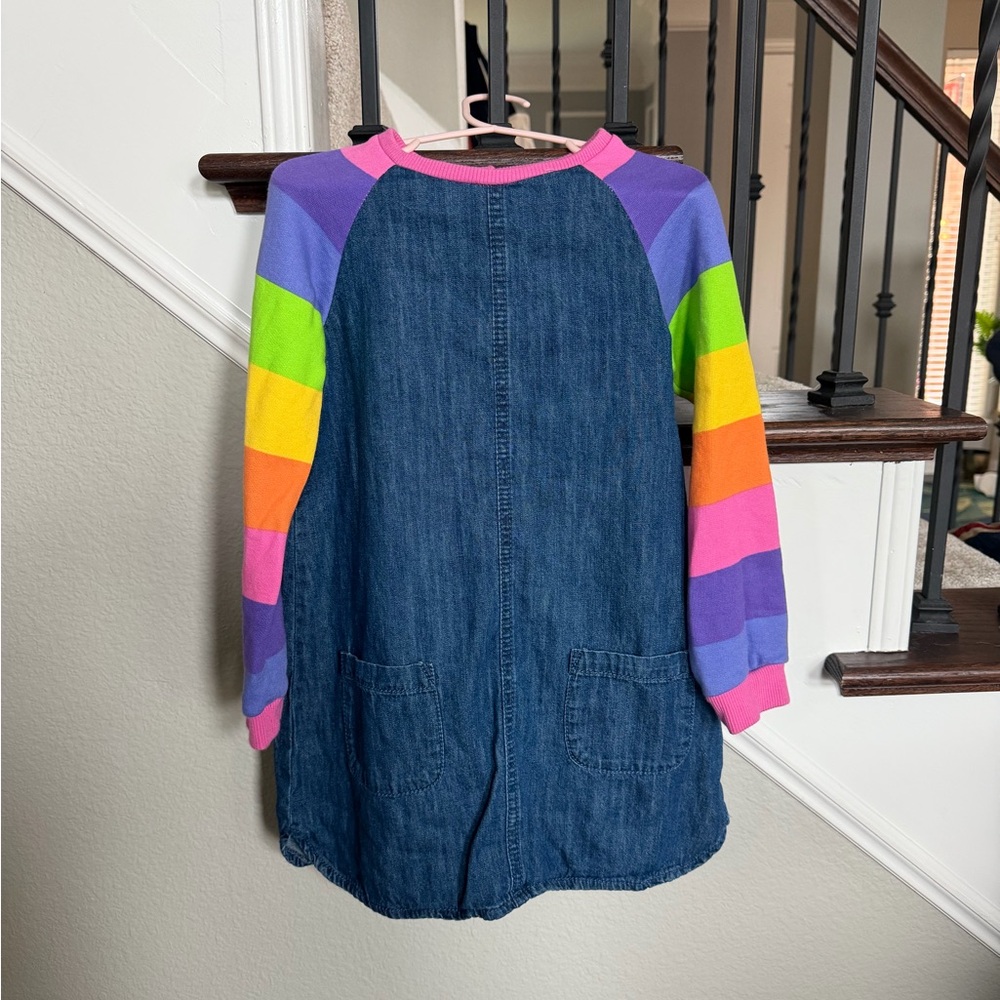Next Kids' Blue Denim Dress